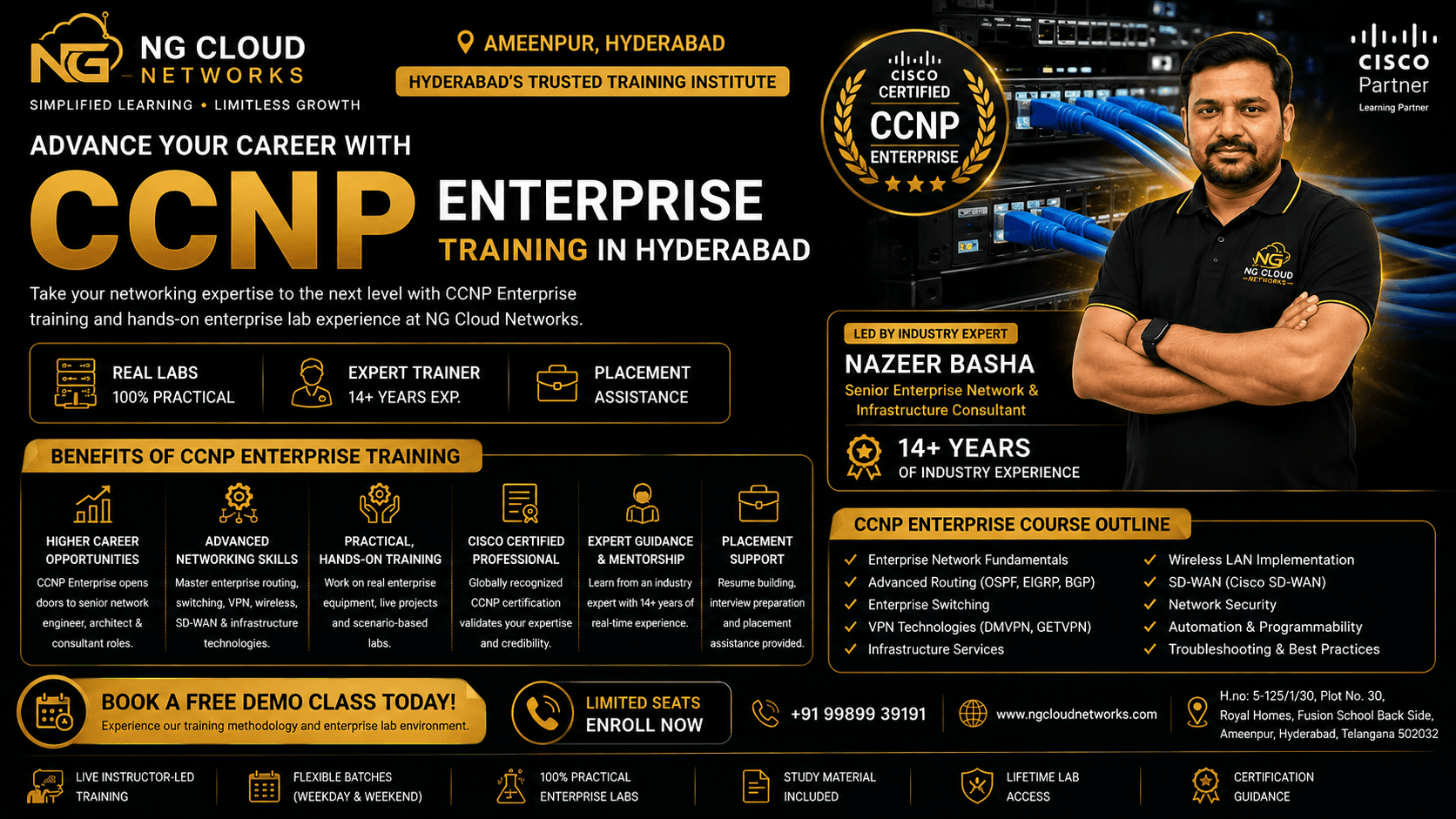 CCNP Enterprise Training in Hyderabad
